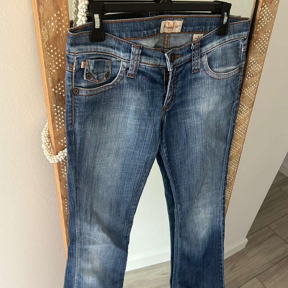 Frankie B Hip Hugger Flare Leg Jeans VINTAGE